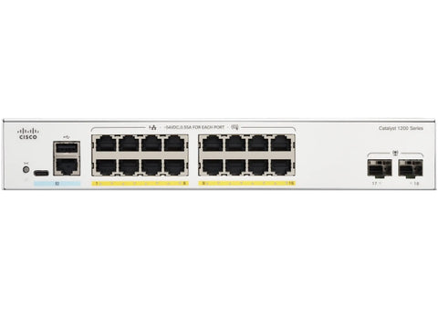 Catalyst 1200 16-port GE, PoE, 2x1G SFP