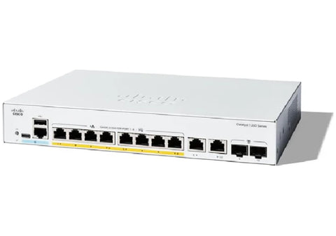 Catalyst 1200 8-port GE, PoE, Ext PS, 2x1G Combo