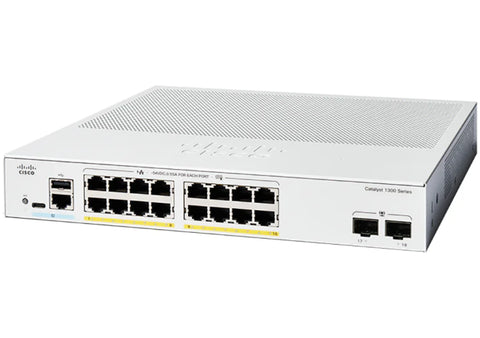 Catalyst 1300 16-port GE, Full PoE, 2x1G SFP