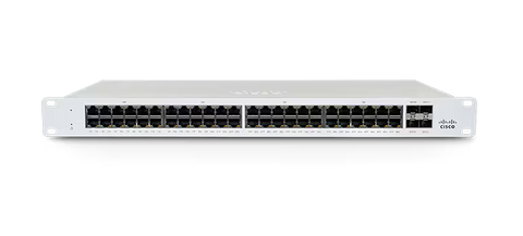 Meraki MS130 48-Port Gigabit PoE+ Switch + 4 X SFP